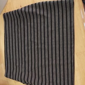 DNA couture striped fitted bodycon bandage mini skirt